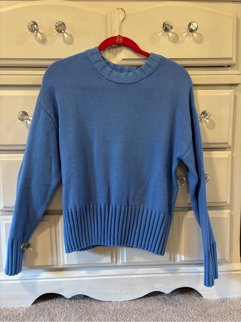 Blue GAP Crewneck Women’s Sweater - Classic Rib Hem